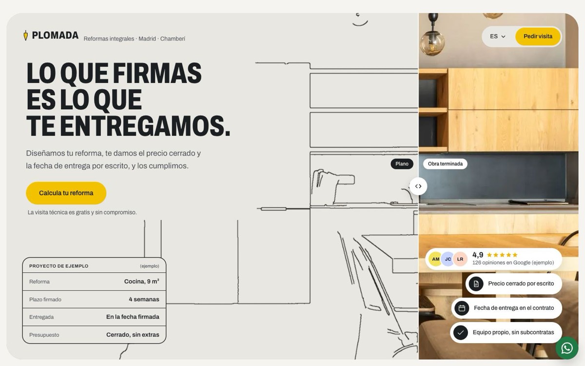 Demo de Reformas, diseño Obra